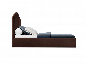 Мягкая кровать Ванесса Omega 22 вид сбоку