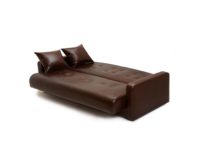 Офисный диван Престиж коричневый Фотодиван со спальным местом
