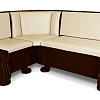 Кухонный диван из массива Розенлау угловой ВМК-Шале цвет: махагон