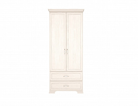 Шкаф для одежды Венеция 17 2-х дверный с ящиком в интернет-портале Алеана-Мебель