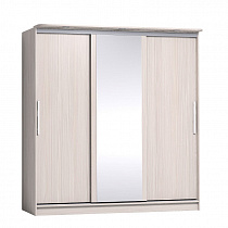 Шкаф-купе Strike 2000 дверь зеркало с карнизом в интернет-портале Алеана-Мебель