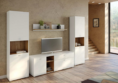 Мебельная стенка Капри (комплект 2) в интернет-портале Алеана-Мебель