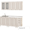 Модульная кухня Прованс 2 BTS (комплект 9) в интернет-портале Алеана-Мебель