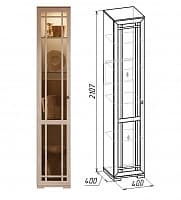 Шкаф для посуды Sherlock 13 ЛЕВЫЙ, дуб сонома