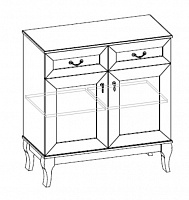 Изд.419 Комод ШхГхВ 90х43х95,5 см