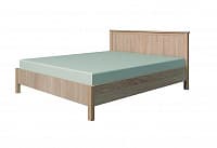 Кровать с ортопедическим основанием (металл) Sherlock 43 140х200, дуб сонома
