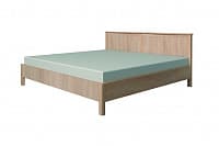 Кровать с ортопедическим основанием (металл) Sherlock 42 160х200, дуб сонома