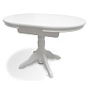 Стол обеденный Майкрофт круглый ВМК-Шале изление в белом цвете
