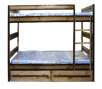Кровать Двухъярусная сосновая в интернет-портале Алеана-Мебель
