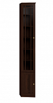 Шкаф для книг Sherlock 34 (скошенный левый), орех в интернет-портале Алеана-Мебель