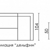 Кухонный диван угловой Дублин Седьмая карета схема с размерами