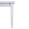 Обеденный стол Оскар ВМК-Шале белый цвет ножка