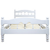 Кровать Гринго ВМК-Шале цвет изделия белый вид со стороны изножья