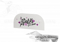 Защитный бортик Трио, белый/бонжур