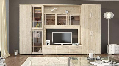 Мебельная стенка МК 48 (комплект 2)  в интернет-портале Алеана-Мебель