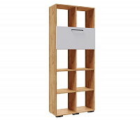 Стеллаж 0,8 Паскаль 3, дуб крафт золотой