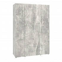 Шкаф для одежды и белья Стандарт Монако 555, Atelier светлый в интернет-портале Алеана-Мебель