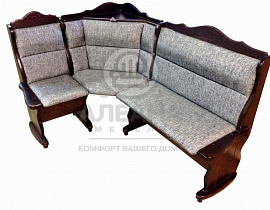 Кухонный диван из массива Себастьян ВМК-Шале цвет махагон
