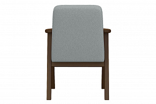 Кресло Сканди, серый (Арника) вид сзади