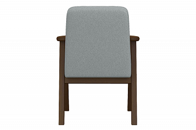 Кресло Сканди, серый (Арника) вид сзади