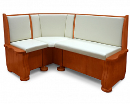 Кухонный диван из массива Розенлау угловой, Махагон, Аkvarel Brown в интернет-портале Алеана-Мебель