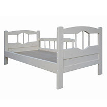 Кровать детская Ника ВМК-Шале цвет белый общий вид