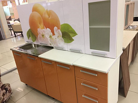 Кухня 1,8 м Персик БТС с мойкой