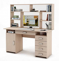 Компьютерный стол Лайт-7Я, 8Я с надстройкой в интернет-портале Алеана-Мебель