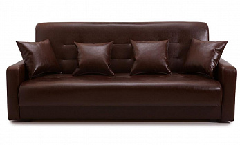 Офисный диван Аккорд коричневый в интернет-портале Алеана-Мебель