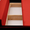 Диван-еврокнижка Амстердам рогожка красный Фотодиван ящик для белья