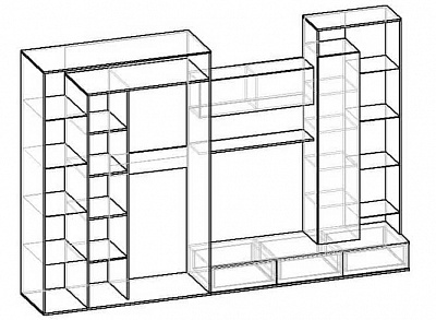 Схема стенки Мебелайн-16