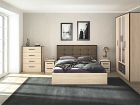 Спальня Лирика (комплект 4) в интернет-портале Алеана-Мебель