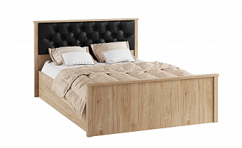 Кровать с настилом ДСП Модена МКР-2 140х200, гикори рокфорд в интернет-портале Алеана-Мебель