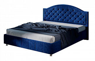 Кровать МК 57 модуль 295 ткань синяя в интернет-портале Алеана-Мебель
