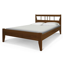 Кровать Елена 2 ВМК-Шале цвет орех общий вид
