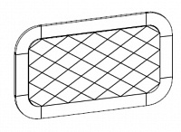 Изд.423 Панель навесная ШхГхВ 82,4х3х49 см
