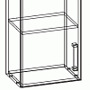 Шкаф навесной 4В 400 Танго в интернет-портале Алеана-Мебель