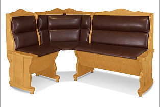Кухонный диван из массива Себастьян ВМК-Шале цвет ольха