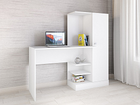 Стол компьютерный Квартет 6, белый в интернет-портале Алеана-Мебель