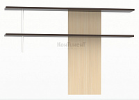 ПЛ-107 Надстройка к ТВ  ШхГхВ 1850х270х1295 ЛДСП