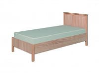 Кровать с ортопедическим основанием (металл) Sherlock 45 90х200, дуб сонома