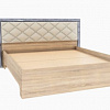 Кровать с настилом ДСП Мадлен 140х200, дуб шале серебро в интернет-портале Алеана-Мебель