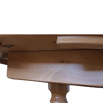 Стол обеденный Майкрофт круглый ВМК-Шале вид столешницы снизу