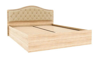 Кровать с подъемным механизмом Дели 140х200, дуб сонома/карамель в интернет-портале Алеана-Мебель