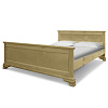 Кровать Авангард ВМК-Шале цвет изделия сосна общий вид с постелью