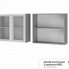 Шкаф настенный 2-дверный со стеклом Монро 8В2 в интернет-портале Алеана-Мебель