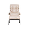 Кресло модель 61 (Венге + экокожа Polaris Beige) вид спереди