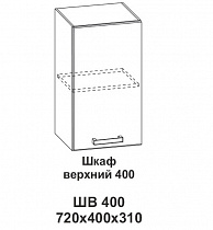 Шкаф верхний 400 Крафт, дуб вотан в интернет-портале Алеана-Мебель