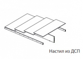 Настил из ДСП