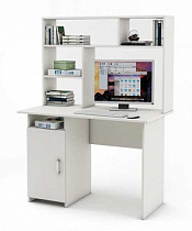 Компьютерный стол Лайт-2, 3 с надстройкой в интернет-портале Алеана-Мебель